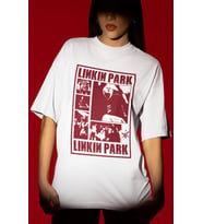 Tasarım Linkin Park Rock Metal Müzik Grubu Baskılı Unisex Oversize Tişört