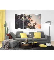 MOTOSİKLET GÜN BATIMI MDF TABLO-3109 MODEL-B