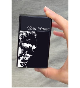 Atatürk Kazıma Kişiye Özel Metal Sigara Tabakası Paketi Taşıma