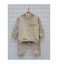 GARFİELD BASKİLİ EŞOFMAN TAKIMI UNISEX EŞOFMAN TAKİMİ (Kahverengi)