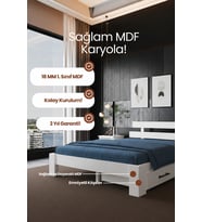 Lotus 4 Çekmeceli Çift Kişilik MDF Karyola