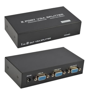 Powermaster VGA-2002 2 Port 200 Mhz 1920x1440 Vga Splıtter Dağıtıcı