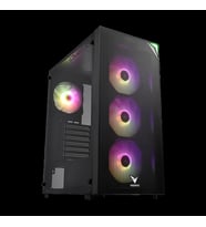 Vento Vg3400s Mid Tower, 750w 80+ Siyah, Temperli Cam, Rgb, Atx Gamıng Kasa