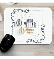 Kişiye Özel Yeni Yıldan Dileğim Hediyelik Mouse Pad