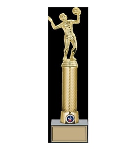 ODAK KUPA - Figürlü Kupalar - Voleybol Kadın Figürlü Kupalar FG-008 A - 35 cm