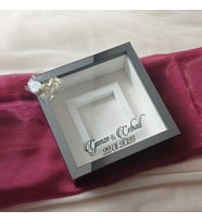 Ledli 25x25 Cm Fotoğraf Bölümlü Füme Pleksi Kaplı Verda Anı Çerçevesi-6 cm Derinlikli Anı Çerçevesi(Fotoğraf Hediye)