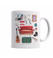 Friends   smelly Cat phoebe Buffay Kupa Bardak Porselen