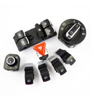 VOLKSWAGEN JETTA 2005 - 2010 KONTROL DÜĞMELERİ 8 Lİ KROM SET