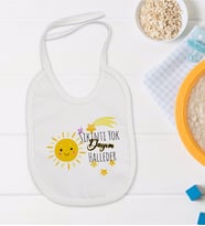 BK Kids Sıkıntı Yok Dayım Halleder Tasarımlı Bebek Mama Önlüğü - Model 1