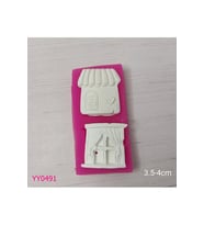 YY0491 Minik Ev Ve Perdeli Pencere Silikon Kalıp