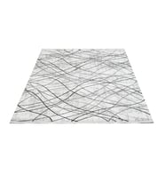 Makine Kaymaz Yıkanabilir Bej Modern Viskon Salon Halısı Mutfak Halısı Koridor Halısı Yolluk gri