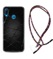 Huawei P20 Lite Mate 10 20 Lite Pro P40 Lite KılıfBoyun Asklı Rasta Silikon Dikenli Tel 1779