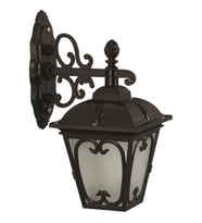 AVONNI BAP-68181-BSY-M2 Siyah Boyalı Dış Mekan Aydınlatma E27 ABS Polikarbon Cam 28x20cm
