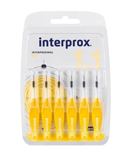 Interprox Interproximal Mini 1.1mm Arayüz Fırçası 6 Adet SARI