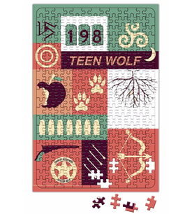 Teen Wolf Piktogram Puzzle 240 Parça Yapboz