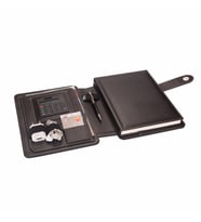2K Suni Deri Telefon Kılıfı Kapaklı Organizer TARİHSİZ ÇİZGİLİ DEFTERLİ -  İç Defter Ölçüsü 17*24 cm. Ürün Ölçüsü 20X26 cm. (Siyah)
