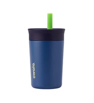 Owala 12 oz 355 ml Çelik Termos Suluk – Vakumlu Sızdırmaz Çocuk Okul Matara 355 ml (Mat Lacivert)
