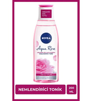 NIVEA Aqua Rose Organik Gül Suyu İçeren Nemlendirici Tonik 200ml, Nemlendirici, Gözenek Arındırıcı