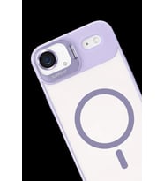 Joko Apple iPhone 17 Air Remim Lensli Magsafe Standlı Kapak - Lila