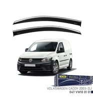 Niken VW Caddy Cam Rüzgarlığı Kromlu 2'Li 2003+ Sonrası