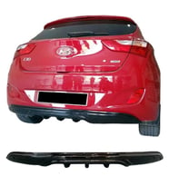 Hyundai i30 Difüzör Difizör Plastik Parlak Siyah 2012-2017 Arka-difizör-bodykit-ek-custom-karlık