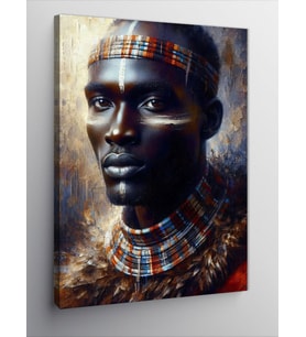 Kanvas Tablo Afrikalı Adam