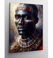 Kanvas Tablo Afrikalı Adam