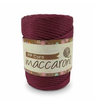 Polyester Makrome ve Çanta Örgü İpi - Bordo - 500gr - 125mt - 5mm