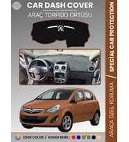 OPEL CORSA D (2006-2014) Torpido Örtüsü Ön Göğüs Halı Torpido Koruma Birebir Uyum Kaymaz Özel Kesim