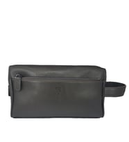 Hakiki Deri CA252 Dopp Kit El Çantası Kahve (Aden)