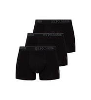 U.S. Polo Assn. Premium Erkek 3'lü Pamuklu Likralı Esnek Rahat Logolu Kutulu Boxer