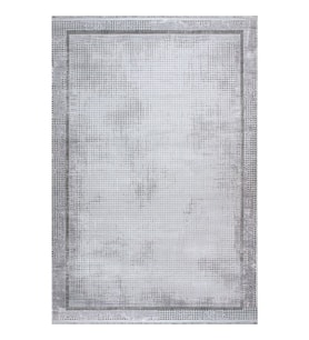 ARTEMİS HALI BOROK 02776A - GRİ 160X230 KEMİK HALI