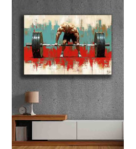 Koç stüdyo Modern tasarım kanvas tablo 50x70 (Çok Renkli)