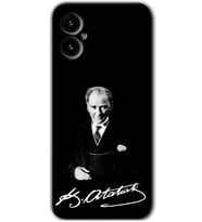 Omix X3 Kılıf HD Desen Baskılı Arka Kapak - Atatürk İmza