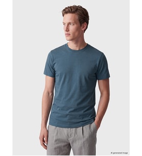 LC WAIKIKI İndigo Slim Fit Kalın Kumaş Tişört /02
