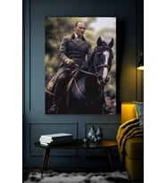 ATATÜRK AT KANVAS TABLO EV DUVAR SALON OFİS DÜKKAN HEDİYELİK DEKARASYON SÜSÜ