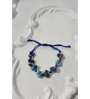 SERTİFİKALI BOĞAZ ÇAKRASI DOĞALTAŞ BİLEKLİK (LAPİS LAZULİ, TURKUAZ, SODALİT, APATİT )