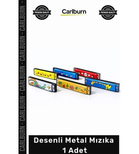 #Mızıka Profesyonel Paslanmaz Kaliteli Ses Şık Ergonomik Tasarım Müzik Desenli Metal Mızıka