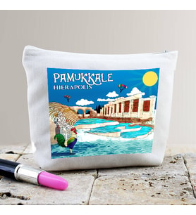 Pamukkale Tasarımlı  Bez El Çantası