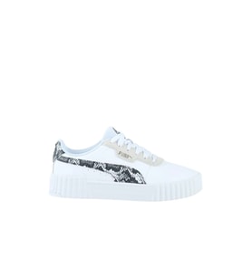 Puma 400723-01 Carina 3.0 Snake Chic Sneaker (Beyaz-Gri)