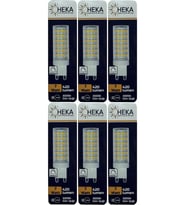 (6 Adet) Heka 7W (49W) 3000K (Gün Işığı) G9 Duylu Dim Edilebilir Led Kapsül Ampul