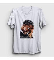 Presmono Unisex Beyaz Smoke Astroworld Travis Scott T-Shirt 43212tt