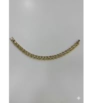 Zirkon Taşlı Pirinç Cm Bileklik 17+2 Cm - Kbl0409