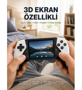 64GB Hafızalı Emülatör Destekli Oyun Konsolu Yeni Nesil