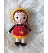 Aneta Bebek Amigurumi Organik Oyuncak