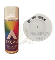 Akçalı Akrilik Sprey ŞEFFAF MAT VERNİK  400 ml - 001