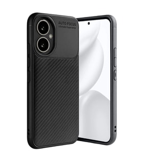 Honor 400 Kılıf Auto Focus Karbon Kapak - Siyah