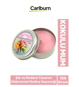Özel Üretim Aromaterapi Arınma Huzur Meditasyon Yoga Esans Dekoratif Mum Oda Kokusu 120G Teneke Kutu
