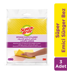 Scotch-Brite Süper Emici Sünger Bez 3lü