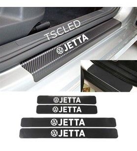 v w Jetta Karbon Kapı Eşiği Kaplama Sticker (4 Adet) zz249